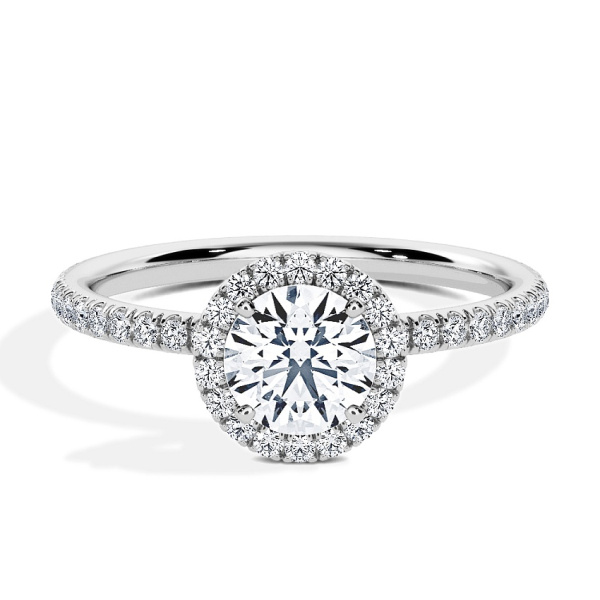 Engagement Ring 950 Platinum by AURONIA Model N 3411 0.30ct